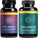 Primal Harvest Mind Üzemanyag & Magnézium Glicerin kiegészítők nők és férfiak Magnézium és elme Üzemanyag Brain booster Pills Bundle