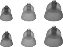 Vegyes készlet Phonak Power Smokey Dome Small- Medium- Large Domes, helyettesítése Sonova, hallókészülék Domes Minden vevő -1 Pack / 6 Domes Összesen