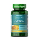 Puritan 's Pride Turmeric Curcumin 1000 mg, Standard 95% Cucuminoids, Herbal Dietary Supplement for Antioxidant Health, 60 Radpid Release Capsules