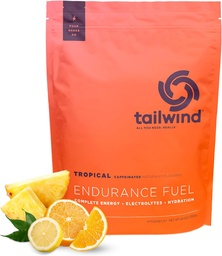 Tailwind Nutrition Endurance Fuel, Szénhidrát & Electrolyte Sports Drink Mix Powder, Gluten- Free, Vegan, Tropical Buzz, 50 szerváció (koffein)
