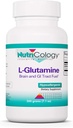 Nutricology L-Glutamin Pulver - Gut Gesundheit für Männer und Frauen, freie Form Aminosäure, Pure, 4.7g Supplement - 7.1 Unze