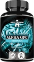APOLLO 'S HEGEMONY Alpha- GPC 600 mg naponta - 90 Vegan Kolin kapszula - 99% Kolin Alfoszcerát Diétás kiegészítés - Lipid kolin - Memória és koncentráció kapszula