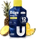 UCAN Edge Energy Gel Shots, Ananas (12, 1.87 Unnce Packets) für Laufen, Training, Workouts, Fitness, Radfahren, Crossfit | Sugar-Free, Vegan, & Keto Friendly Energy Supplement