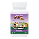 NaturesPlus Animal Parade AcidophiKidz, Berry Flavor - 90 Chewable, Animal- Shaped Tablets - probiotikumokkal, FOS & Grape Seed - 90 Total Servings