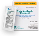 Globe (25 Pack Triple Antibiotic Ointment Single Packet, First Aid Kit for Minor Scratches, Weunds, Cuts, and Burns, Prevents Infection, Active Ingredients Comparace to Leading Brand, Travel Size, 0.9g