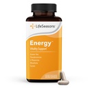 LifeSeasons Energy - Vitality Support - Energy Booster for Physic and Cognitive Strength - No Jitters - Incluses Stamina - Zöld teát és L-Theanine - 60 Count (1-es csomag)