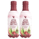 Forever Living - Aloe Berry Nectar - 90,7% Tiszta Aloe Vera Gel áfonyával és almával - nincs tartósítószer - 1L (2-es csomag)