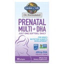 Kert az élet Dr. Formulált Prenatalis Multi + DHA foláttal és vassal anya táplálkozás és baba fejlesztése, 30 gróf