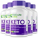 Rize labors - - Trim Life Labs Keto Capsules - Weight Loss Pills - Support Maximum Strength Formula, Keto + ACV kiegészítés (300 kapszula)