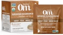 Om gomba Superfood Coffee Latte Blend Gombapor, Single Serve, 10 gróf, Oroszlánsörény, Cordyceps, Reishi, Chaga, Energy & Mental Clarity Support Support