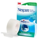 Nexcare Flexibles klares Klebeband, wasserdichtes transparentes medizinisches Klebeband, sichert Anzüge und Katheterschlauch - 1 In x 10 Yds, 1 Rolle Klebeband