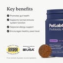 PetLab Co. - Gut & Ear Health Bundle: Probiotics kutyáknak, Support Gut Health & Seasonal Allergia, & Ear Cleaner kutyáknak, Supporting Yeast & Healthy Ear Canals - Easy to use Formulas