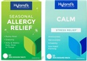 A Hyland bel- és kültéri, nem Száraz Szezonális Allergia Relief tabletta 60 CT és nyugodt tabletta, Természetes megkönnyebbülés szorongás, idegesség, stressz és ingerlékenység 50 CT