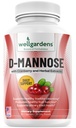 100% tiszta D-Mannose és Cranberry kivonat - Segít megtisztítani a szennyeződéseket, természetes vizelet tract egészség, máj és hólyag támogatás kapszula, nem-GMO