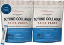 Live Conscious Beyond Collagen Peptides Powder Unflavoled Packets -Hydrolized Collagen Powder- Hair Skin Nail & Joint Support- Multi Type Collagen kiegészítők nők és férfiak részére 30 Pack (2pk)