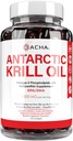 Premium Antarktisz Krill olaj kiegészítés Softgels- 1500 mg természetes Omega3, Astaxantin és foszfolipidek 120 Soft Gels, 180mg EPA & 120mg DHA az immun, memória támogatás, szív egészség nem-GMO
