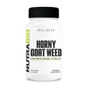 NutraBio Horny Kecske kivonat kiegészítés, 500 mg - mind a férfiak és nők, segít támogatást energia és a vitalitás, 90 növényi kapszula