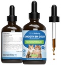 Pet Wellbeing Smooth BM arany kutya és macskák - Székrekedés enyhítése & Stool Softener, Támogatja az egészséges bowel mozgatások - természetes gyógynövény kiegészítés 4 oz (118 ml)