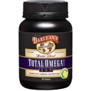 Barlean Total Omega 3 6 9 Softgels, Kevert halolaj kiegészítés Borágóval és Flaxseed Oil, 1000 mg Omegas ALA, EPA, DHA és GLA a közös támogatás és a szív-egészség, 90 gróf
