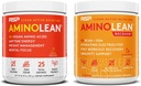 RSP NUTRITION Vegan AminoLean Pre Edzés Energy (Mango 25 Servings) AminoLean Recovery Post Workout Boost (Blood Orange 30 Servings)