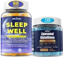 Melatonin Free Natural Sleep Gumies felnőtteknek + Liposomal Gluthione Gumies Nőknek