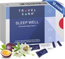 Alvási kút 124; Supports Jet Lag Relief for Travelers n.e.124; Melatonin 1 mg, Passionflower Extract & Vitamins n.e.124; Natural Sleep Support for Travelers d.o.124; Fast- Aprovement. 124; 10 Sticks