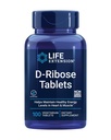 Life Extension D- Ribose tabletta, Plus kalcium, Segít fenntartani egészséges energiaszint a szív és az izom, ösztönzi a termelés ATP, gluténmentes, nem-GMO, Vegan, 100 vegetáriánus tabletta