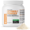 Bronson Nem Acidic C-vitamin Por Nátrium- aszkorbát Nem GMO oldható finom kristályok - Egészséges immunrendszer, antioxidáns és sejt védelem, 1 kilogramm (2,2 kg, 35,3 uncia)