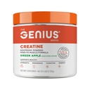 Zseniális mikronizált kreatin-monohidrát por, post workout kiegészítés, zöld alma - 100% természetesen ízesített & édesített - Támogatja izom épület, celluláris energia & kognitív funkció - 195g