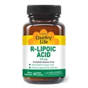 Country Life R-Alpha Lipoic Acid Complex 300mg - Alpha-Lipoic Acid 270mg & R-Lipoic Acid 30mg - Antioxidant Support - No Yeast, Corn, Wheat, Soy, Gluten, Milk - Alpha Lipoic Acid Supplement