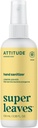 ATTRANDE Hand Sanitizer Spray, EWG ellenőrizve, Kills Germs & Bacteria, Vegan & Plant- Based, Biztonságos felnőttek és gyerekek, Lemon Leaves Scent, 3.38 Fl Oz (Spray üveg)