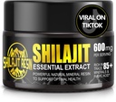 Boysea Shilajit Pure Himalayan Organic Shilajit Resin - Gold Grade 100% Shilajit Supplement - Natürliche Shilajit Resin mit 85+ Trace Minerals & Fulvic Säure für Fokus & Energie, Immunität, 50 Gramm