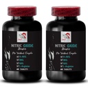 Tägliche Ergänzung - NITRIC OXIDE BOOSTER - Nitric Oxid Ergänzungen für Männer, Übung Ergänzung, Leistungssteigerung, Leistungsfokus, Stamina Formel, Endurance Booster, Muskelverbesserer 2 Flasche 120 Tabs