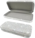 Bling Sunglasses Case, Shiny Diamond Sunglass Hard Case Cute Glass Case, Rhinestone Eyeglass Case for Women