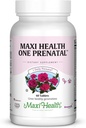 Maxi Health Prenatal Vitamins for Women - One Daily Prenatal with Methiled Folate, Gentle Iron & DHA Support - Doctor Formuled, Kosher Multivitamin for Prenatal - 60 kapszula (60 napos ellátás)
