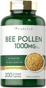 Carlyle Bee Pollen Supplement - 124; 1000mg - 124; 200 Caplets - 124; Royal Jelly és Bee Propolis - 124; férfiak és nők részére 124; Vegetáriánus, Non- GMO, Gluten Free