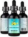 Undelio's Kräuter-Müllein-Blatt-Extrakt - Organische & Alkoholfreie Tinte für Atmung, Lunge, Schlaf & Verdauungsunterstützung - Non-GMO, Vegan - 2 fl. Oz für Immungesundheit & Lung Detox