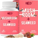 Sublingual Mushroom Complex, 18-in-1 Pilz-Ergänzung, Lions Mane, Reishi, Turkey Tail & More - Gehirn-Ergänzungen für Gedächtnis und Fokus, Gedächtnis-Ergänzungen, Energie, Stimmung, Immunität, 60 Tabletten