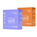MenoWell Menopauza Energy and Protein Bars for Women (Formally Bossa Bar), Double Chocolate Brownie (10 gróf) és Mogyoróvaj Chocolate (10 gróf), High Fiber and Protein, 20 gróf (1 doboz egyenként)