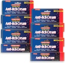 Natureplex Maximum Relief Medicated Anti- Itch Cream 1.5oz (6 csomag) - Fast Relief for Rash, Bites, Sunburn, Cuts, Burns, Poison Ivy & More - Cooling Menthol & Pramoxine - Made in USA
