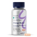 Foster & Thrive Fexofenadine HCl Non Drewsy Allergy Relief for Hay Fever, Pollen, Itchy Eyes, and Seasonal Allergia, Hatékony támogatás gyerekeknek és felnőtteknek, 180 mg, 100 tabletta