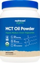Nutricost Organic MCT Oil Powder 1 LB - Certified USDA Organic, Great for Keto, Ketosis and Ketogen Diets - Zero Net Carbs (közepes láncú triglicerid)