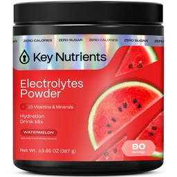 Kulcsfontosságú NUTRIENS Multivitamin Elektrolites Powder No Sugar for Recovery - Frissítése Görögdinnye Elektrolit Powder - Hidratációs por - Nincs kalória, Gluten Free Electrolites Powder - 90 Servings