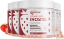Inositol Gumies, Inositol Kiegészítés Myo- Inositol & D- Chiro Inositol + D3- vitamin, Ideal 40: 1 Ratio, Magnézium Glycinate 400mg, Supports Regular Cycle for Women, Vegan, 5 Pack