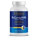Rx Vitamins CurcuWIN - kurkumin kutyák és macskák számára - Vitaminok és kiegészítők, Allergia-mentesség - Immuntámogatás és AIDS Emésztési támogatás - Közös kiegészítés - 90ct