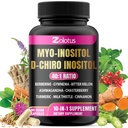 Zolotus Myo- Inositol & D- Chiro Inositol Ideal Ratio Inositol Kiegészítés Keserű Melon, Milk Thistle, Turmeric, Gymnema, Chasteberry, Ceylon fahéj, Ashwagandha, Berberine - 90 kapszula