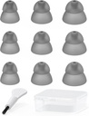 Hallássegítő Domes - Kettős rétegű zárt típusú Power Dome a SureFit RIC és a nyílt Fit BTE halláserősítő fül Tippek kiegészítők Carry Case (Trial Pack 9db)