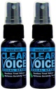 Tiszta hang orális torokspray éneklés Ease Clarity Soothing Dampener Moisturizer Relief Vocal Eze redukáló booster kezelés, Made in USA, Friss menta flavor (2 csomag)