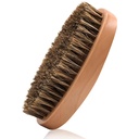 Boar Bristle Hair Beard Brush for Men - Kis puha Szakáll Brush, Pocket Travel Men 's Fa Mustache Brush