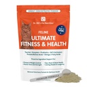 Dr. Bill 's Feeline Ultimate Fitness & Health - 124; Cat Multivitamin Powder - Daily Supplementary - Daily Supply Control, Joint, Brain, Heart & Immune Support - Omega 3s, Collagen, B Vitamins, Taurine, Amino Acids